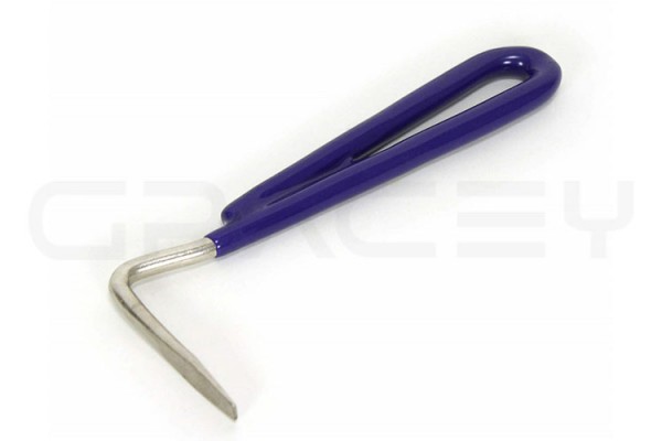 Hoof Pick Purple Pvc Grip 